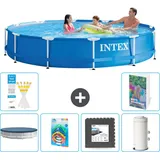 Frame Pool Rund - 366x76 Cm - 7-teilig  S143
