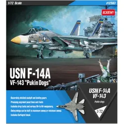 ACADEMY 492563 1:72 USN F-14A Vf-143 