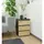 Akord Nachtschrank Akord 40 x 40 x 57 cm Grau