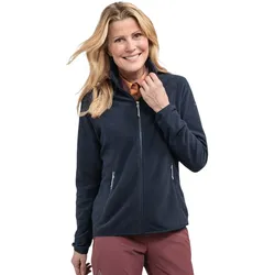 Schöffel Fleecejacke Hiking Style Ash (hoher Feuchtigkeitstransport) navyblau Damen