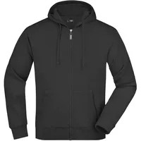 Daiber Kapuzen-Sweatjacke "JN042" - L - schwarz