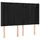 vidaXL Boxspringbett mit Matratze & LED Schwarz 140x200 cm Samt