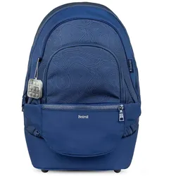 2-IN-1 Schultasche & Gürteltasche 2-teilig Ranzen Topographic Rucksack