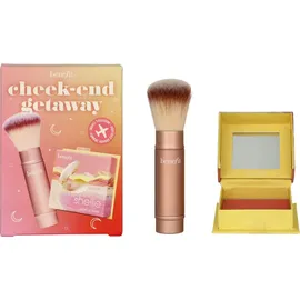 Benefit Cosmetics Benefit Cheek-End Getaway Set Shellie Blush 6gr/Multitasking Brush