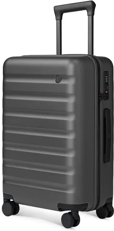 NINETYGO Rhein 2.0 Handgepäckkoffer 20 Zoll Grau PC-Hartschale 360°-Rollen TSA-Zahlenschloss 56 x 38,5 x 23 cm Geeignet für 3-5 Tage Reisen - Neu Eingetroffen