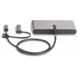 Startech StarTech.com 2-Port USB-C Hub mit Ethernet und RS232 Port,USB-A Adapter, 100W Power Delivery Pass-Through, 5Gbps