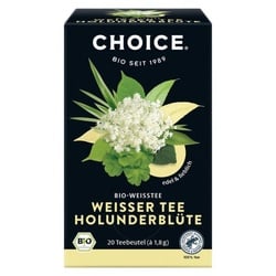 Choice Weißer Tee Holunderblüte bio (20Btl)