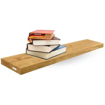 deluke Wandregal 100 x 22 x 4 cm Braun