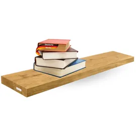deluke Wandregal 100 x 22 x 4 cm Braun