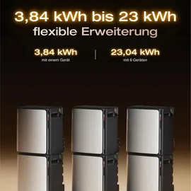 solarmars Stream Ultra X 3,84 kWh inkl. 4 x 500 W Solarmodule