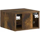 vidaXL Nachtschrank 34,5 x 33 x 20 cm Geräucherte Eiche