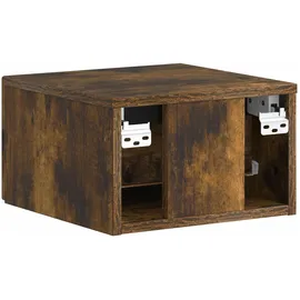 vidaXL Nachtschrank 34,5 x 33 x 20 cm Geräucherte Eiche