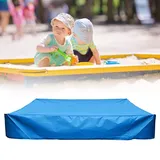 Sandkastenabdeckung Mit Kordelzug, 180x180cm Sandkastenplane, Wasser