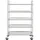 deluke Servierwagen KENNI für Küche 5-Etagen 107x55x147cm Edelstahl Küchenwagen mit Rollen Etagenwagen für Hotel Restaurant
