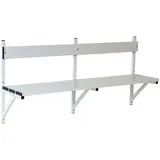 Sypro Wandbank 200 x 0 x 0 cm Grau