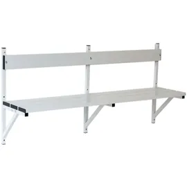 Sypro Wandbank 200 x 0 x 0 cm Grau