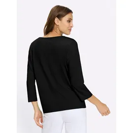 Lady WITT WEIDEN Rundhals-Shirt in schwarz | Gr.: 44