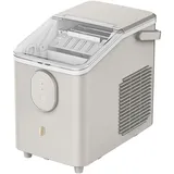 Berlinger Haus Eiswürfelmaschine - Kompakter Ice Maker Retro-Design mit 0,8L Wassertank & 120W - 12kg Eis in 24h, Eisherstellung, Weiss