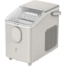Berlinger Haus Eiswürfelmaschine - Kompakter Ice Maker Retro-Design mit 0,8L Wassertank & 120W - 12kg Eis in 24h, Eisherstellung, Weiss