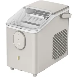 Berlinger Haus Eiswürfelmaschine - Kompakter Ice Maker Retro-Design mit 0,8L Wassertank & 120W - 12kg Eis in 24h, Eisherstellung, Weiss