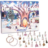 Schmuck Adventskalender 2 Armbänder & 22 Anhänger Cozy Christmas für Kinder