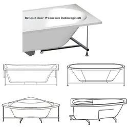 Rahmengestell zu Badewanne Kamelie