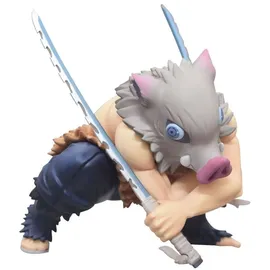 furyuu Demon Slayer: Kimetsu no Yaiba Noodle Stopper Figur Hashibira Inosuke 11 cm - Grün/Schwarz/Weiß