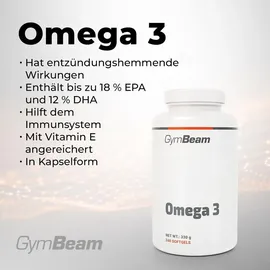 GymBeam Omega 3 Kapseln 240 St.
