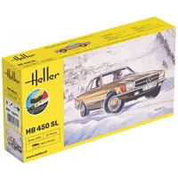 Heller Modellbausatz STARTER KIT MB 450SL / 1:43, Maßstab