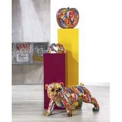 Casablanca by Gilde Tierfigur »Bulldogge XL Street Art« Casablanca by Gilde bunt