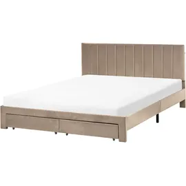 Beliani Lonzac 160 x 200 cm Beige
