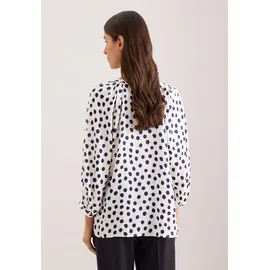 Seidensticker SEIDENSTICKER, Bluse navy / weiß S