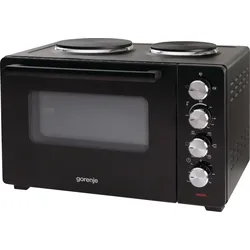 OM30GBX Minibackofen mit zwei Kochfelder  1600 W