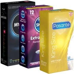 Kondomotheke® B3 XXL Mix C - 3 Sorten große Kondome (34 Kondome)