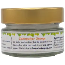 Birkengold Zahnpulver Orange 30 g
