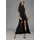 MELROSE Jumpsuit MELROSE, Damen, Gr. 38, N-Gr, schwarz, Jersey, Obermaterial: 95% Polyester, 5% Elasthan, clean, unifarben, knöchellang, Overalls Jumpsuit, mit angesetztem Rock im 2in1 Look