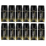 Set 12 MALIZIA Deodorante Uomo GOLD 150 Ml. Spray Körperpflege