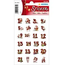 HERMA 15071, Papier, Rot, Dauerhaft, Weihnachten, Junge/Mädchen, 72 Stück(e)