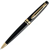 Waterman, Kugelschreiber Expert, gold Mittel, schwarz