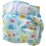 FREDS SWIM ACADEMY Freds Swim Nappy Schwimmwindel, wiederverwendbar, blau, Größe 2: 9-16 kg