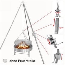 Schneider Grillgeräte Schwenkgrill 170 cm inkl. Grillrost Ø 50 cm 99015