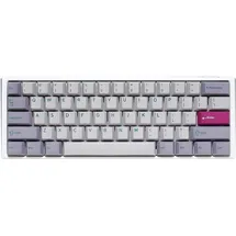Ducky One 3 Mist Grey Mini Gaming Tastatur, RGB LED - MX-Red