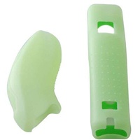 OSTENT Weiche Siliziumabdeckung Hülle Hautbeutel für Nintendo Wii Remote Nunchuk Controller Farbe Grün grün