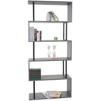 Heute wohnen Standregal HWC-A27, Wohnregal Bücherregal, 183x80cm 5 Ebenen