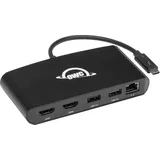 OWC 5 Port Thunderbolt 3 min-Dock 2 x HDMI, features 2 x HDMI 4K60, USB 3, USB 2