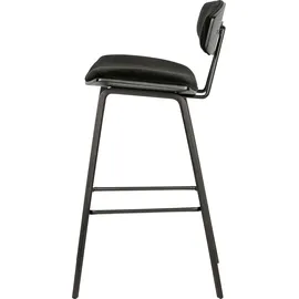 Woood "SENNS", schwarz (schwarz, schwarz, schwarz), B:41cm H:94cm T:50cm, Stoff, Stühle, Esszimmerstuhl, 2Stk