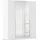 OTTO home Drehtürenschrank AGORDO 181 x 210 x 54 cm Weiß