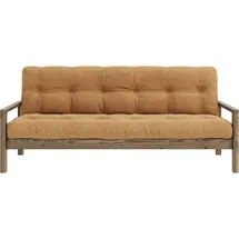 Karup Design "KNOB", Schlafsofa carob/fudge brown 205x95x79 cm, / 190x130x40 cm