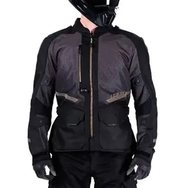 Leatt Adventure FlowTour 5.5 Textiljacke Schwarz/Dunkelgrau/Gold 4XL