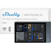 Shelly Wall Display XL, Smart Home Hub, Silber